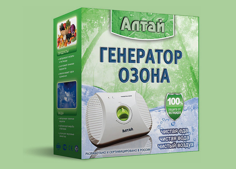 упаковка генератора озона